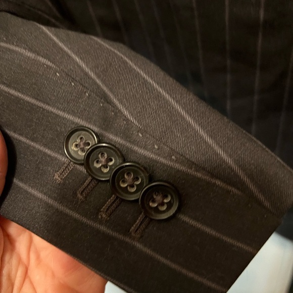 BANANA REPUBLIC MEN'S CHARCOAL 100%WOOL SPORT COAT JACKET BLAZER SIZE: 40S - Picture 5 of 7